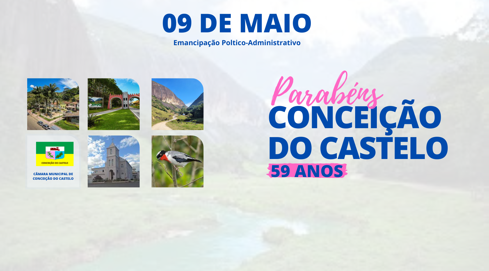 Parabéns Conceição do Castelo!